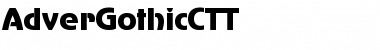 Download AdverGothicCTT Font Download AdverGothicCTT Font