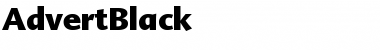 Download AdvertBlack Font Download AdvertBlack Font