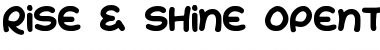 Download Rise & Shine Font Download Rise & Shine Font