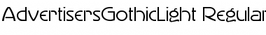 Download AdvertisersGothicLight Font Download AdvertisersGothicLight Font