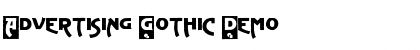 Download Advertising Gothic Demo Font Download Advertising Gothic Demo Font