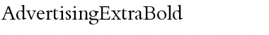 Download AdvertisingExtraBold Font Download AdvertisingExtraBold Font