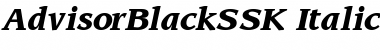 Download AdvisorBlackSSK Font Download AdvisorBlackSSK Font