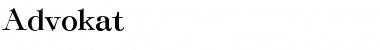 Download Advokat Font Download Advokat Font