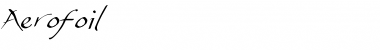 Download Aerofoil Font Download Aerofoil Font