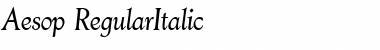 Download Aesop Font Download Aesop Font
