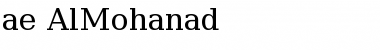 Download ae_AlMohanad Font Download ae_AlMohanad Font
