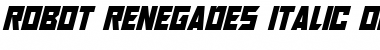 Download Robot Renegades Font Download Robot Renegades Font
