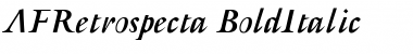 Download AFRetrospecta-BoldItalic Font Download AFRetrospecta-BoldItalic Font