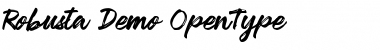 Download Robusta Demo Font Download Robusta Demo Font