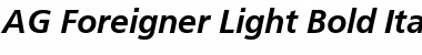 Download AG Foreigner Light-Bold Italic Font Download AG Foreigner Light-Bold Italic Font