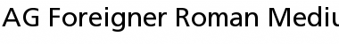Download AG Foreigner-Roman Font Download AG Foreigner-Roman Font