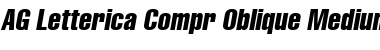 Download AG Letterica Compr-Oblique Font Download AG Letterica Compr-Oblique Font