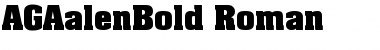 Download AGAalenBold Font Download AGAalenBold Font