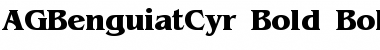 Download AGBenguiatCyr-Bold Font Download AGBenguiatCyr-Bold Font