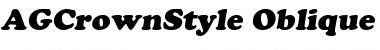 Download AGCrownStyle Font Download AGCrownStyle Font