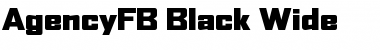 Download AgencyFB Black Wide Font Download AgencyFB Black Wide Font