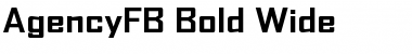 Download AgencyFB Bold Wide Font Download AgencyFB Bold Wide Font
