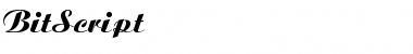 Download BitScript Font Download BitScript Font
