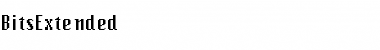 Download BitsExtended Font Download BitsExtended Font