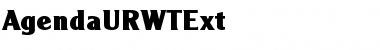 Download AgendaURWTExt Font Download AgendaURWTExt Font
