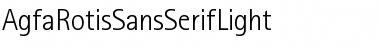 Agfa Rotis Sans Serif Light Regular Font