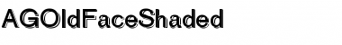 Download AGOldFaceShaded Font Download AGOldFaceShaded Font