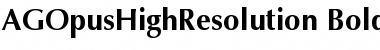 Download AGOpusHighResolution Font Download AGOpusHighResolution Font