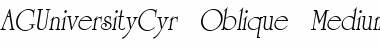 Download AGUniversityCyr-Oblique Font Download AGUniversityCyr-Oblique Font
