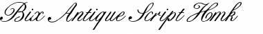 Download Bix Antique Script Hmk Font Download Bix Antique Script Hmk Font