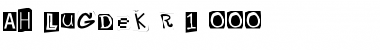 Download AH_LuGDeK_R Font Download AH_LuGDeK_R Font