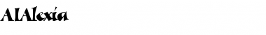 Download AIAlexia Font Download AIAlexia Font