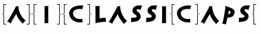 Download AIClassiCapsF Font Download AIClassiCapsF Font