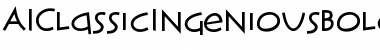 Download AIClassicIngeniousBold Font Download AIClassicIngeniousBold Font