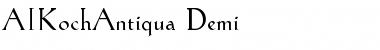Download AIKochAntiqua-Demi Font Download AIKochAntiqua-Demi Font