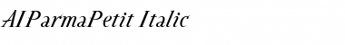Download AIParmaPetit Font Download AIParmaPetit Font