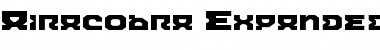Download Airacobra Expanded Font Download Airacobra Expanded Font