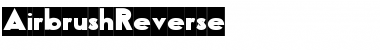 Download AirbrushReverse Font Download AirbrushReverse Font