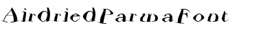 Download AirdriedParmaFont Font Download AirdriedParmaFont Font
