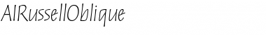 Download AIRussellOblique Font Download AIRussellOblique Font
