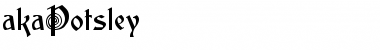 Download akaPotsley Font Download akaPotsley Font