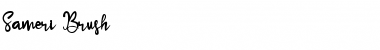 Download Sameri Brush Font Download Sameri Brush Font