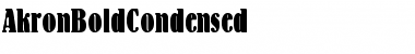 Download AkronBoldCondensed Font Download AkronBoldCondensed Font