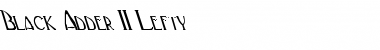 Download Black Adder II Lefty Font Download Black Adder II Lefty Font