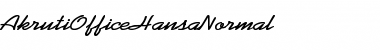 Download AkrutiOfficeHansa Font Download AkrutiOfficeHansa Font