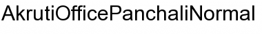 Download AkrutiOfficePanchali Font Download AkrutiOfficePanchali Font