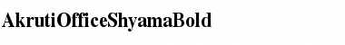 Download AkrutiOfficeShyama Font Download AkrutiOfficeShyama Font