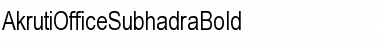 Download AkrutiOfficeSubhadra Font Download AkrutiOfficeSubhadra Font