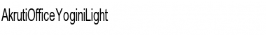 Download AkrutiOfficeYoginiLight Font Download AkrutiOfficeYoginiLight Font