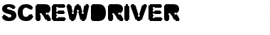 Download Screwdriver Font Download Screwdriver Font